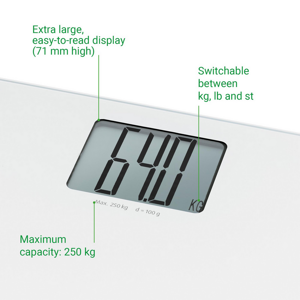 XL personenweegschaal met display 